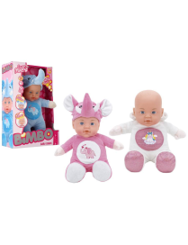 BIMBO BAMBOLOTTO 30cm CON VESTITO ANIMALE