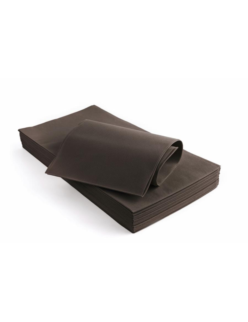 MOVIDA TOVAGLIA TNT 1x1 METRI 25 PEZZI MARRONE