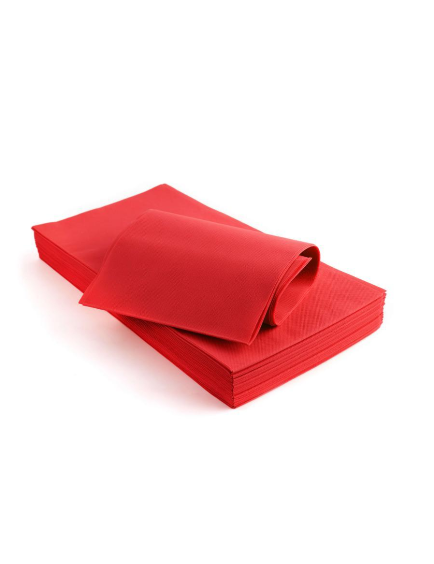 MOVIDA TOVAGLIA TNT 1x1 METRI 25 PEZZI ROSSA