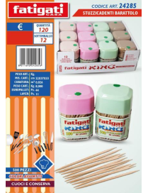 STUZZICADENTI BARATTOLO 500 PEZZI