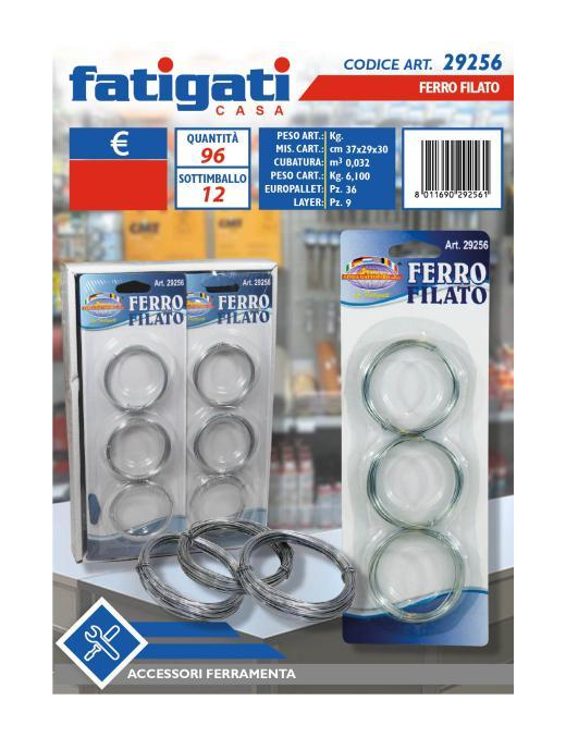 BRICO FERRO FILATO 3 PEZZI