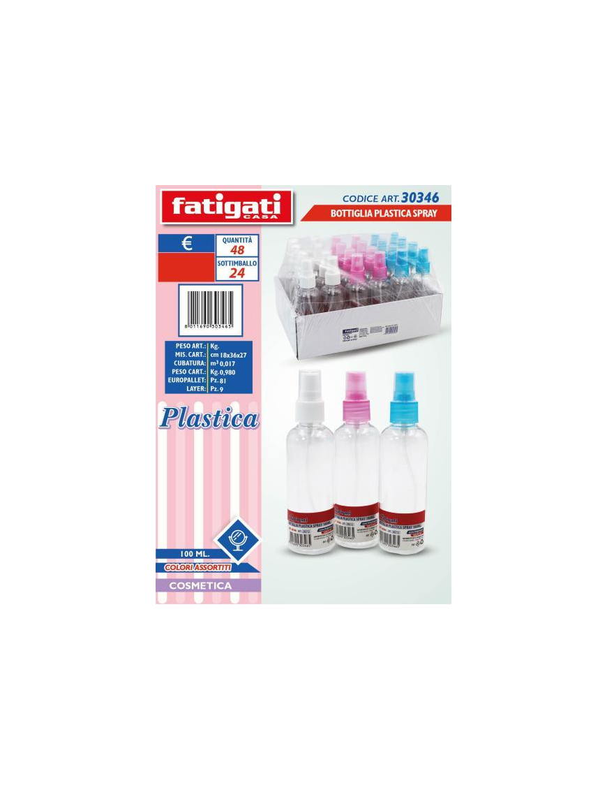 BOTTIGLIA SPRAY 100 MILLILITRI