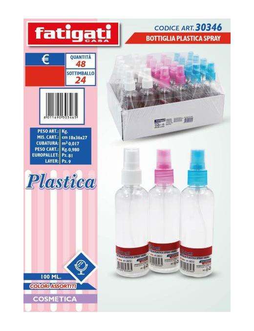 BOTTIGLIA SPRAY 100 MILLILITRI