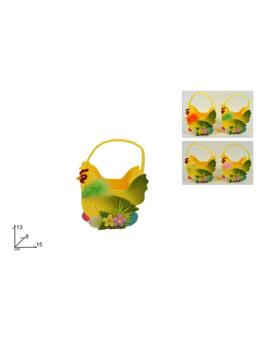 CESTINO GALLINA 15x8x13 CM