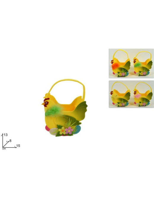 CESTINO GALLINA 15x8x13 CM