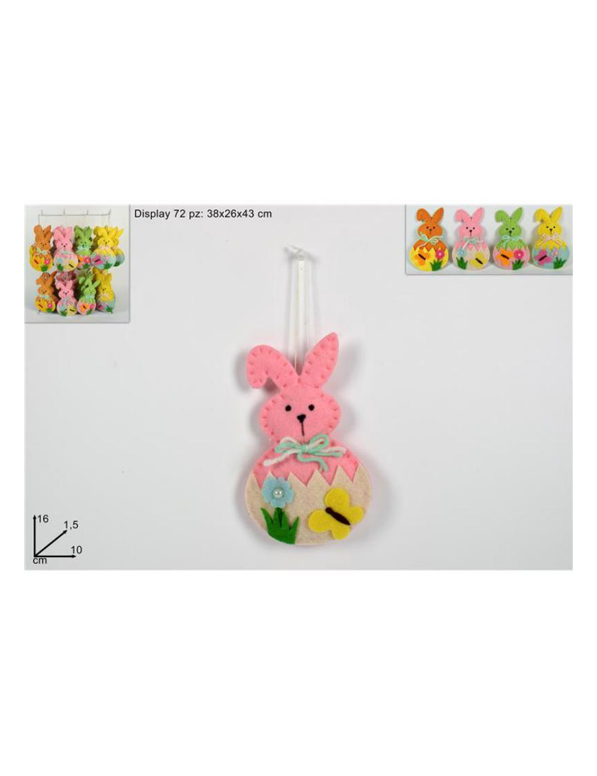 FABRIC RABBIT HANGER 16 CM