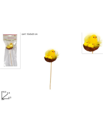 SPILLONE 16,5 CM NIDO CON PULCINI