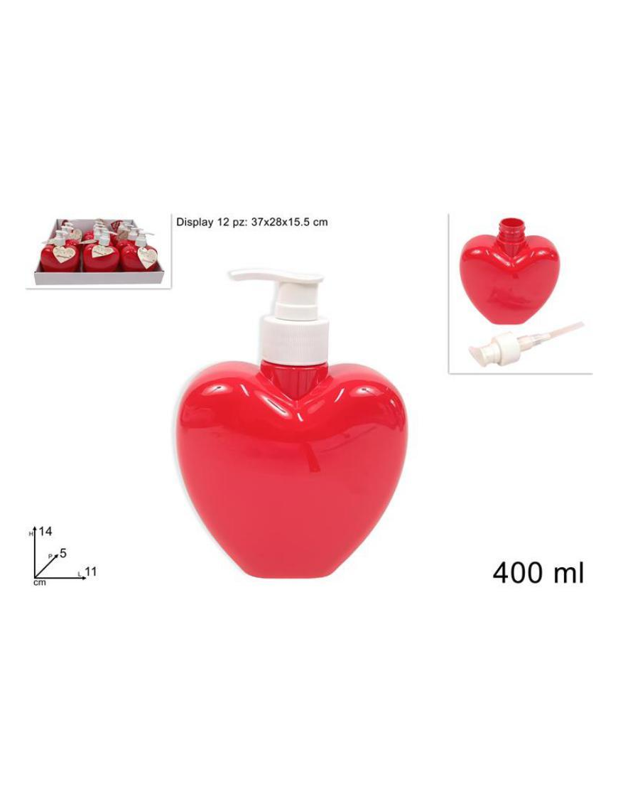 HEART SOAP DISPENSER 400 milliliters