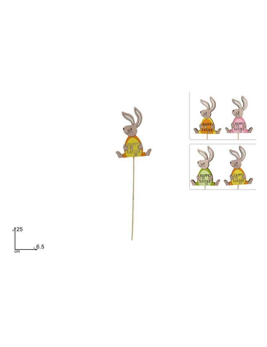 SPILLONE 25 centimetri CONIGLIO HAPPY EASTER