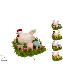 GALLINA IN RECINTO 21 centimetri