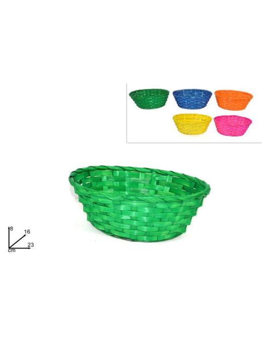 L.COLOR OVAL BASKET GI003080