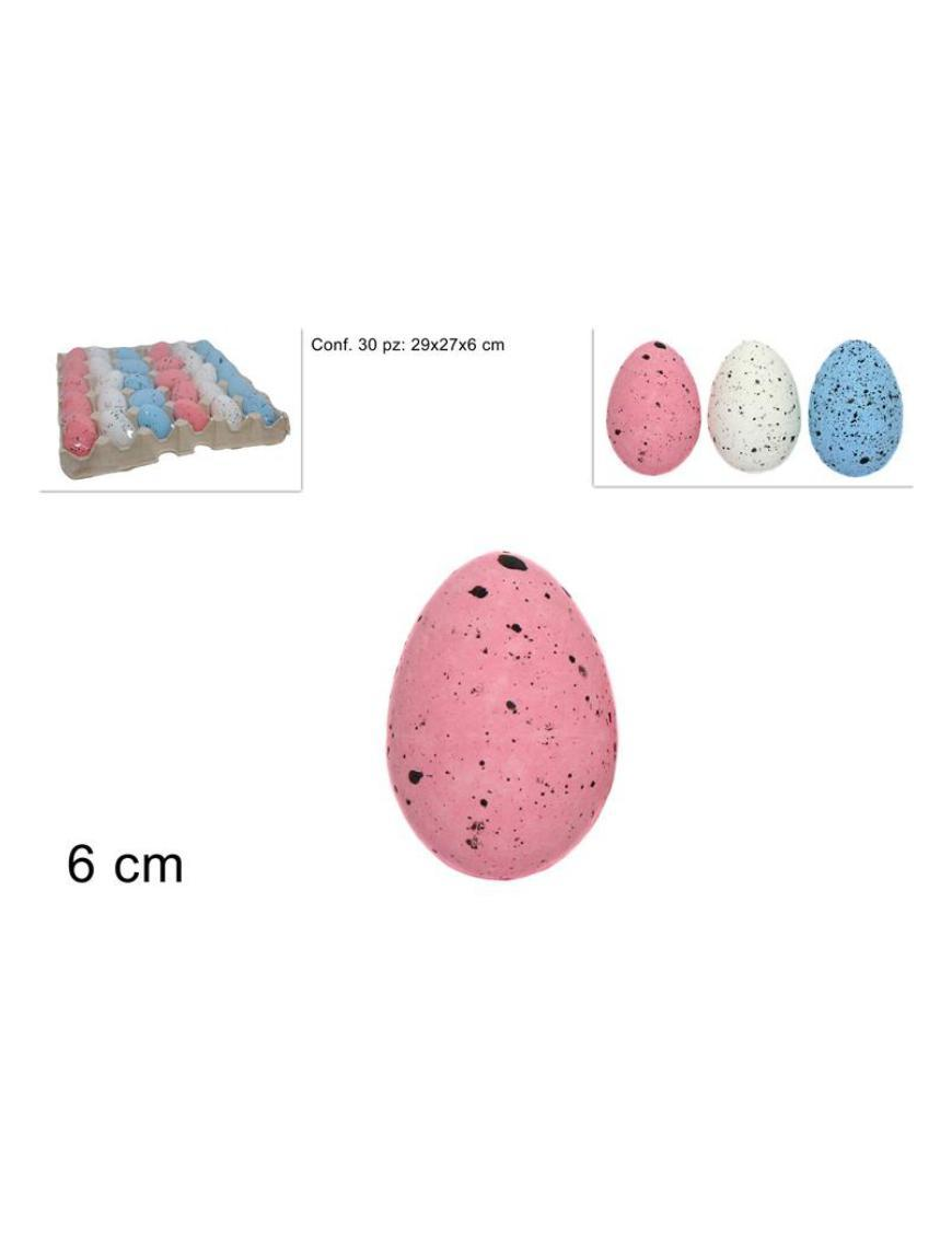 COLORED EGGS 30pcs 6cm CA005539