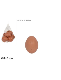 OVETTI NATURALI 10 PEZZI 5 CM