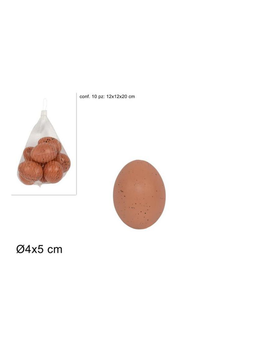 OVETTI NATURALI 10 PEZZI 5 CM