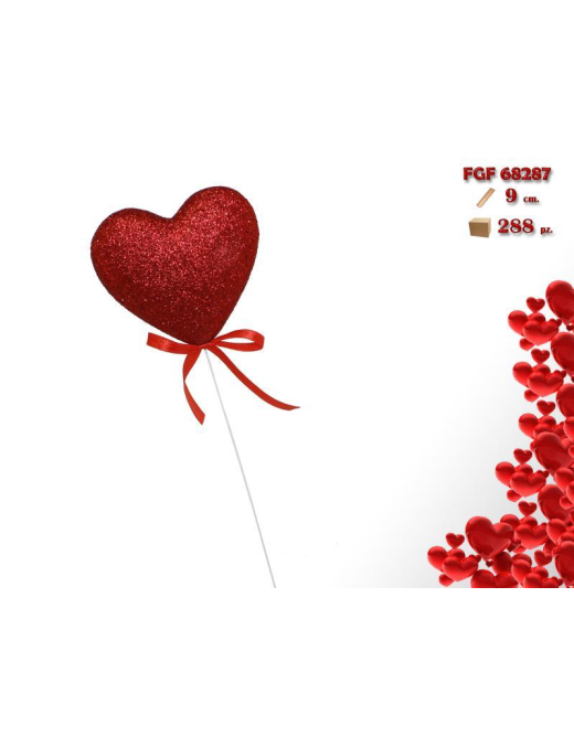 SPILLONE CUORE  9cm 1pezzi
