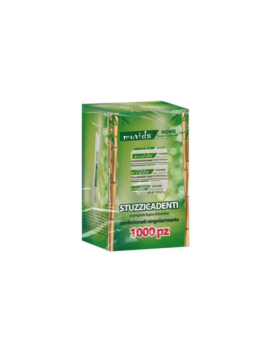 BAMBOO LINE TOOTHPICKS WRAPPED 1000 pieces
