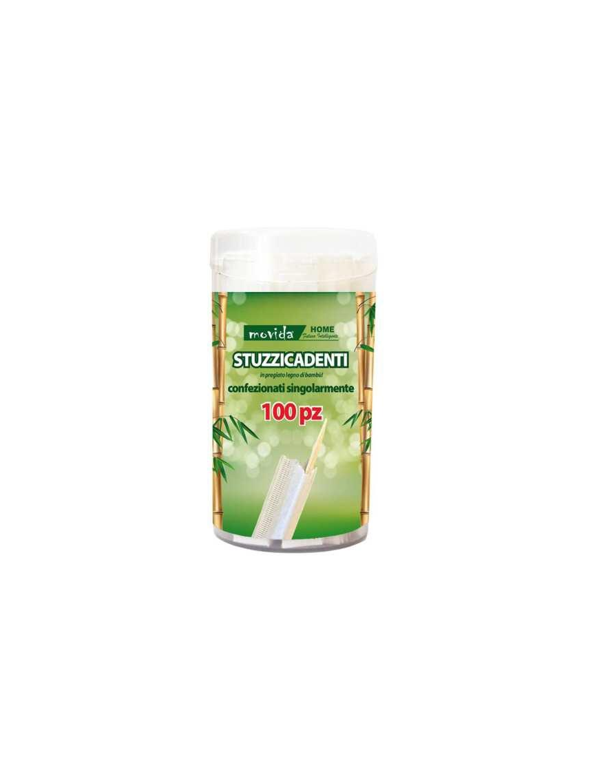 BAMBOO LINE TOOTHPICKS WRAPPED 100 pieces
