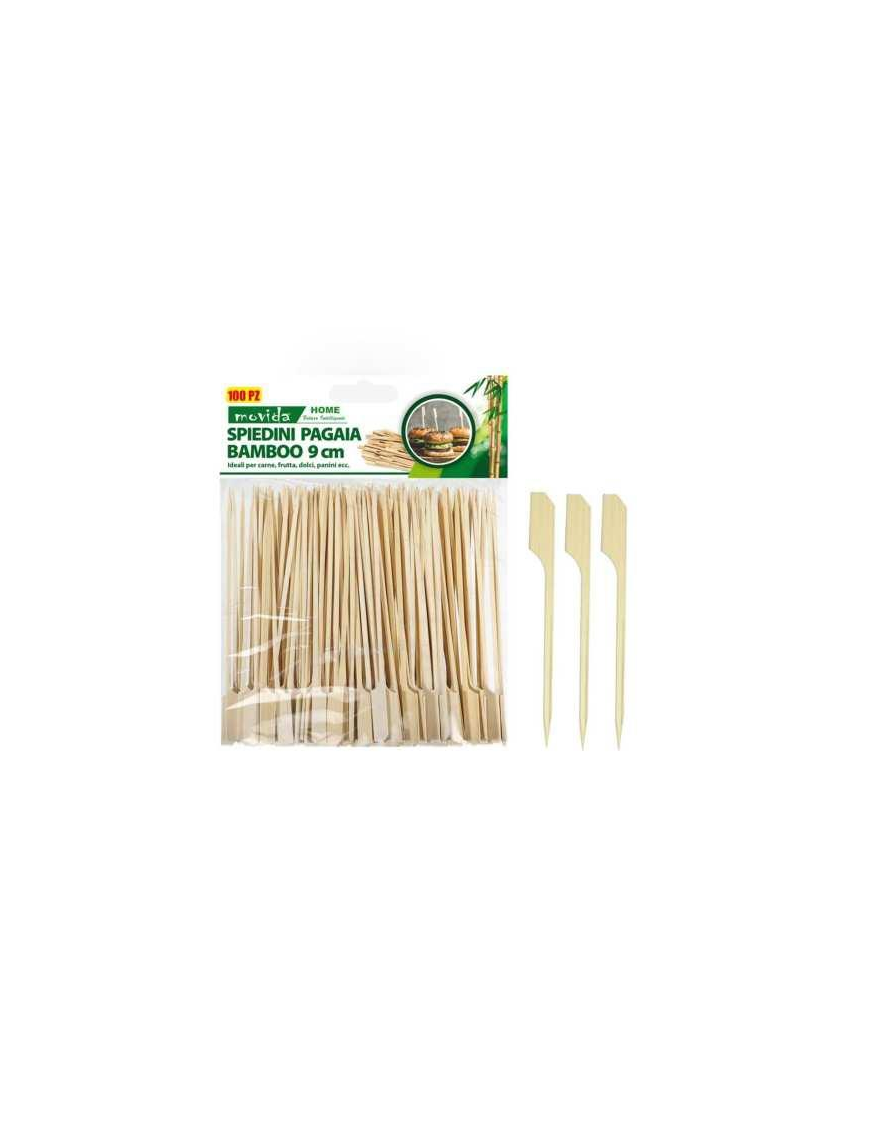 LINEA BAMBOO SPIEDINI SPADA  9cm 100pezzi