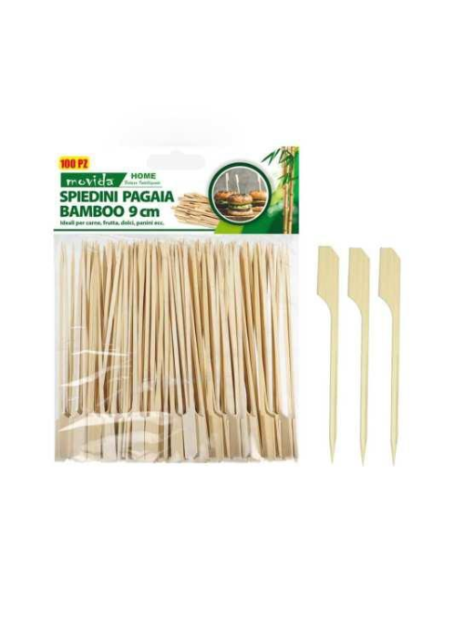 BAMBOO LINE SWORD SKEWERS 9cm 100 pieces