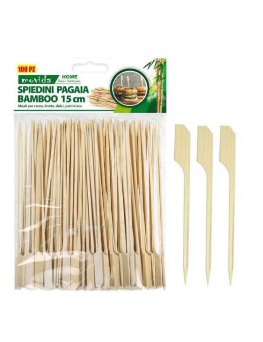 BAMBOO LINE SWORD SKEWERS 15cm 100 pieces