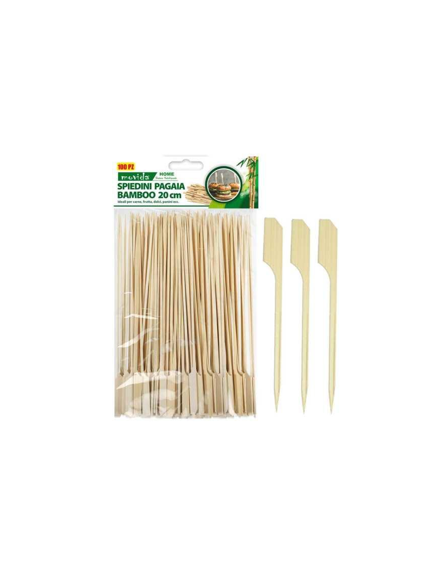 LINEA BAMBOO SPIEDINI SPADA 20cm 100pezzi