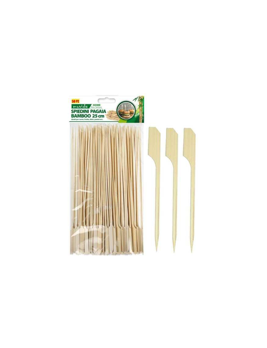 BAMBOO LINE SWORD SKEWERS 25cm 50 pieces