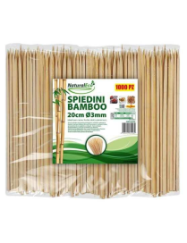 LINEA BAMBOO SPIEDINI 3mm 20cm 1000pezzi