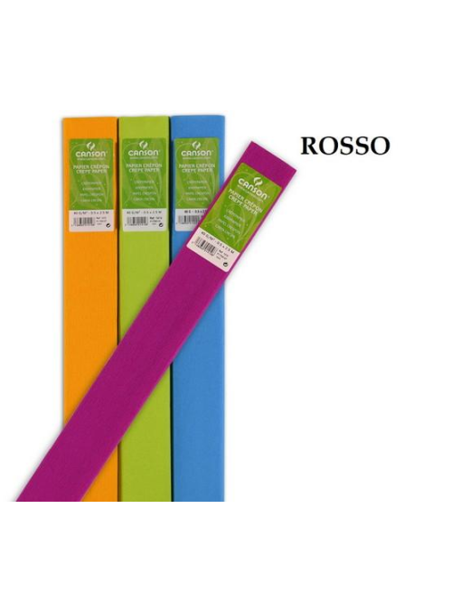 CARTA CRESPA 50x250cm ROSSO