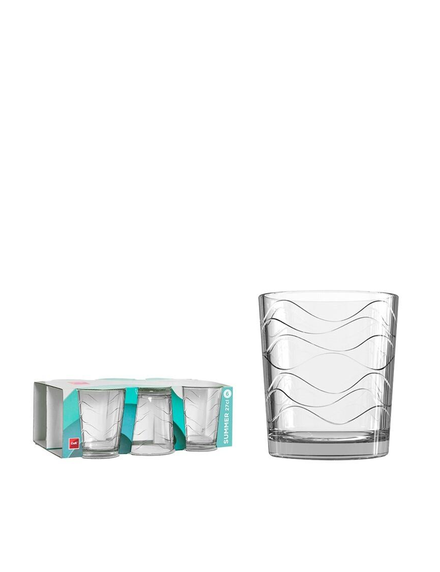 BICCHIERI ACQUA 6pz 27cl MODELLO SUMMER