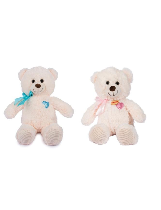 ORSETTO PELUCHE  60cm CON FIOCCO