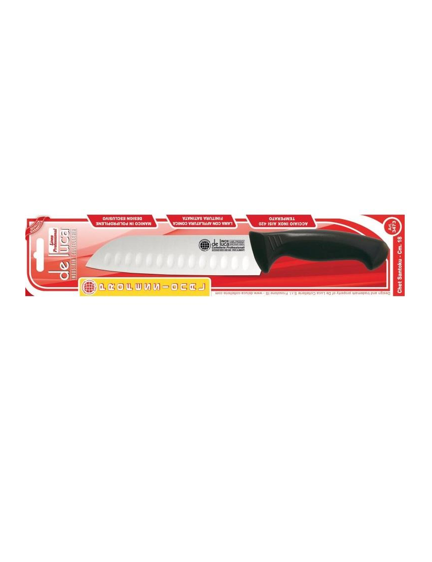 PROFESSIONAL SANTOKU KNIFE 18 cm