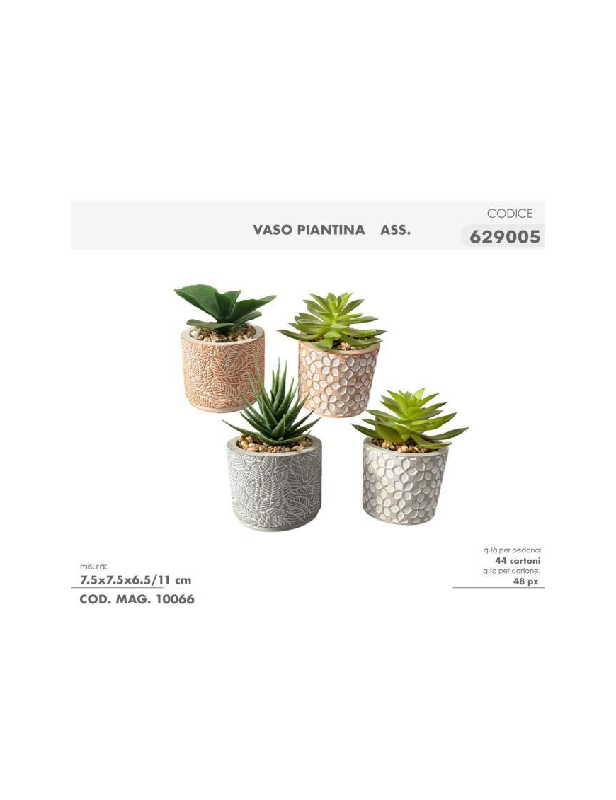 ASSORTED ARTIFICIAL SUCCULENT PLANT 11cm