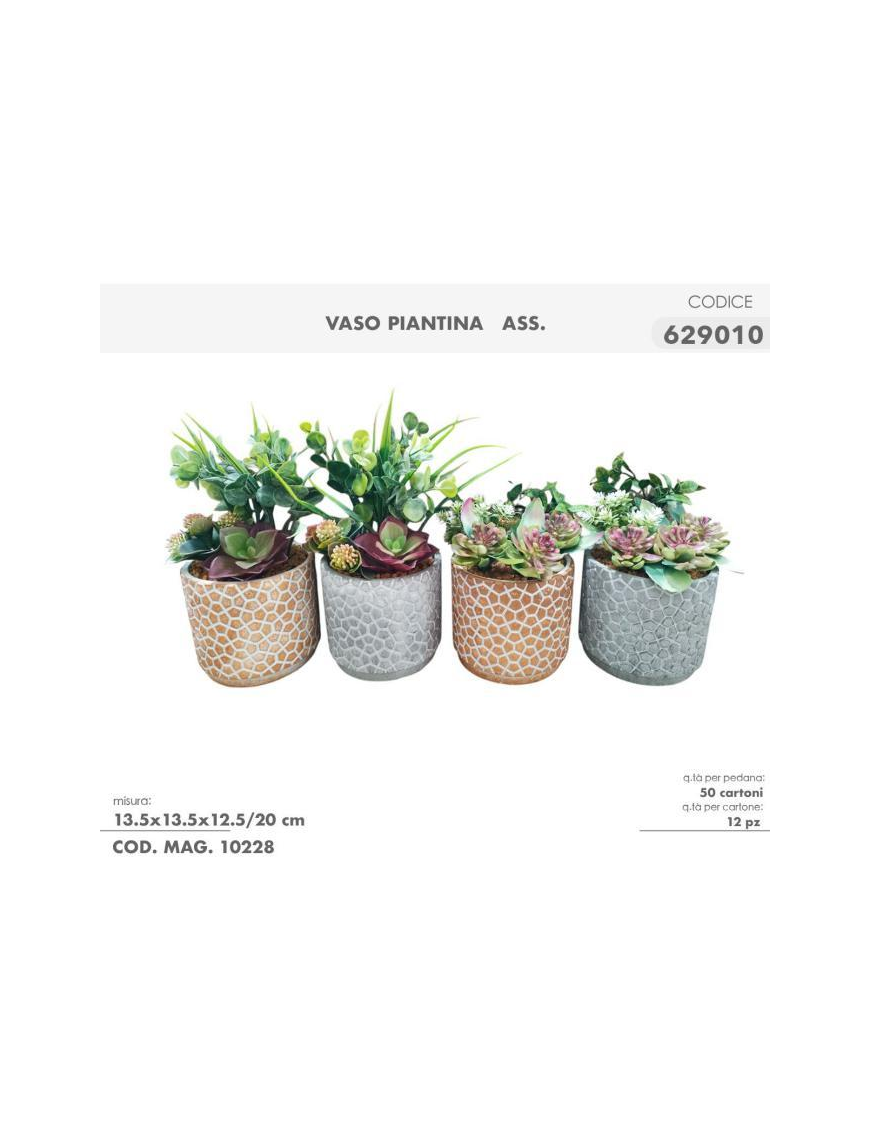 PIANTINA GRASSA ARTIFICIALE 20cm ASSORTITI