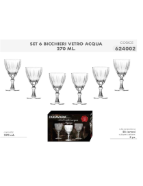 FUJION BICCHIERE ACQUA 270ml 6pz