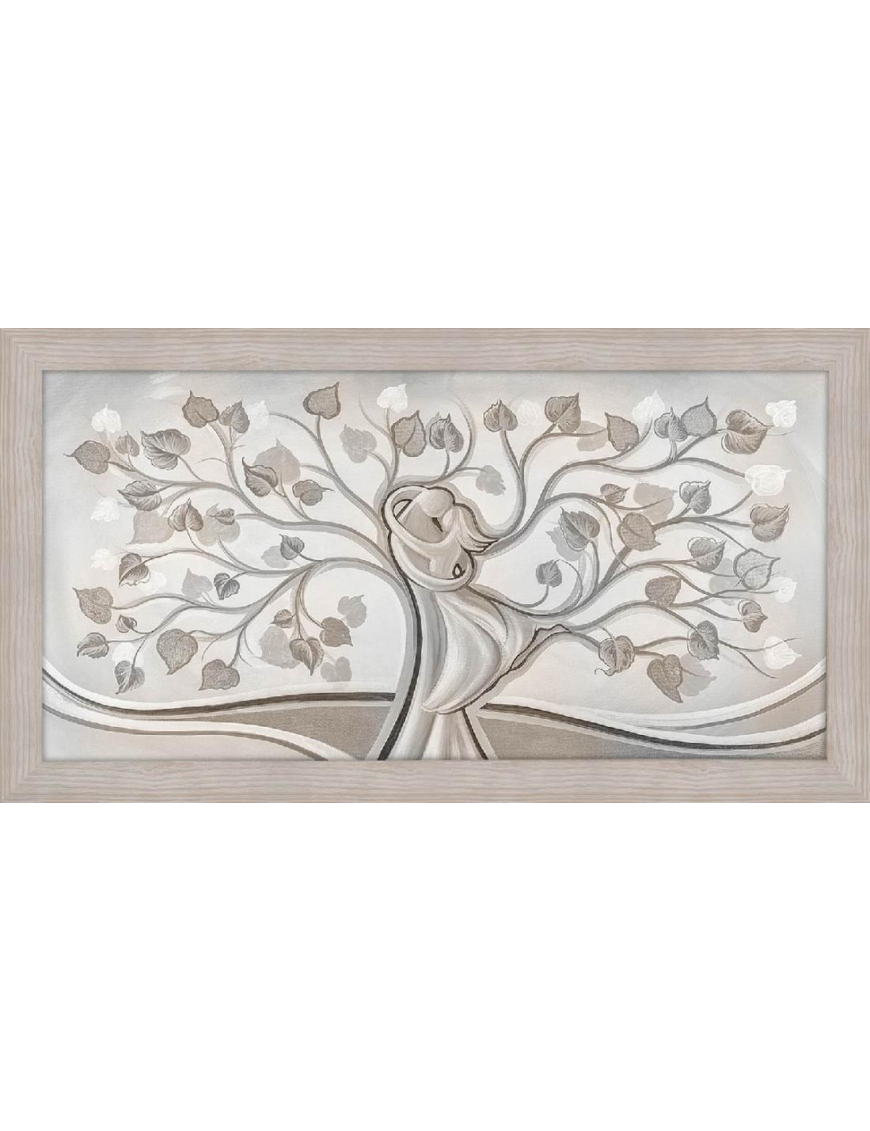 BOSTON BEIGE PAINTING 60x110cm TREE WITH HUG