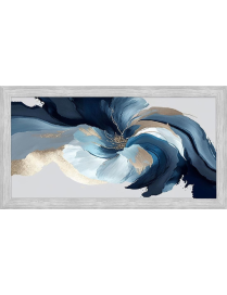 DIPINTO BOSTON GREY 60x110cm ABSTRACT FLOW