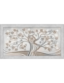 DIPINTO BOSTON GREY 60x110cm ALBERO CON ABBRACCIO