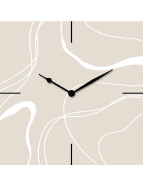 CLOCKART CLOCK 30x30 ORGANIC ABSTRACT