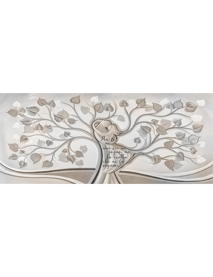 DIPINTO WORLD 52x122cm AMORE