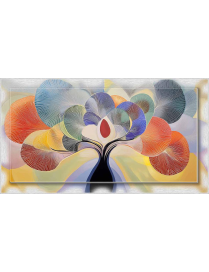 NEWEXT PAINTING 75x135cm TREE GRAND LEAVES