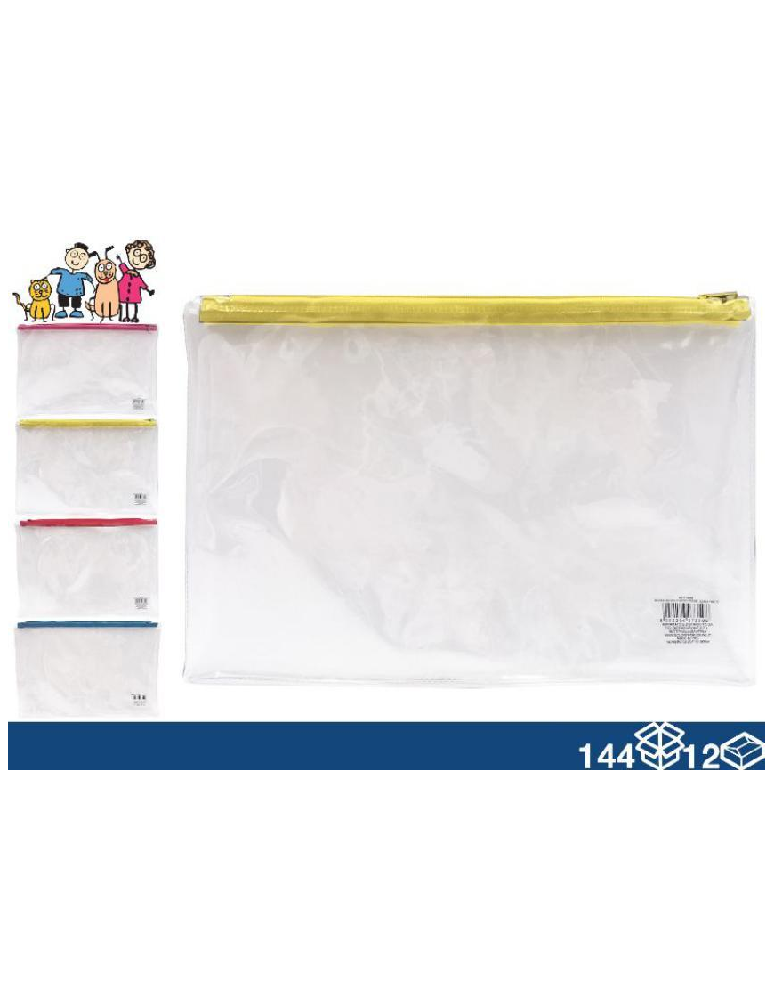 TRANSPARENT PENCIL CASE 32x22cm