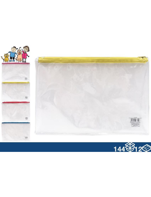 TRANSPARENT PENCIL CASE 32x22cm