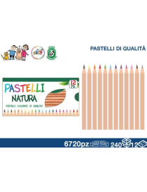 NATURE PASTEL COLORS 12 pieces