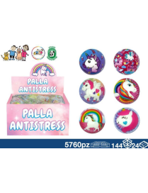 PALLINA ANTISTRESS  6cm UNICORNO