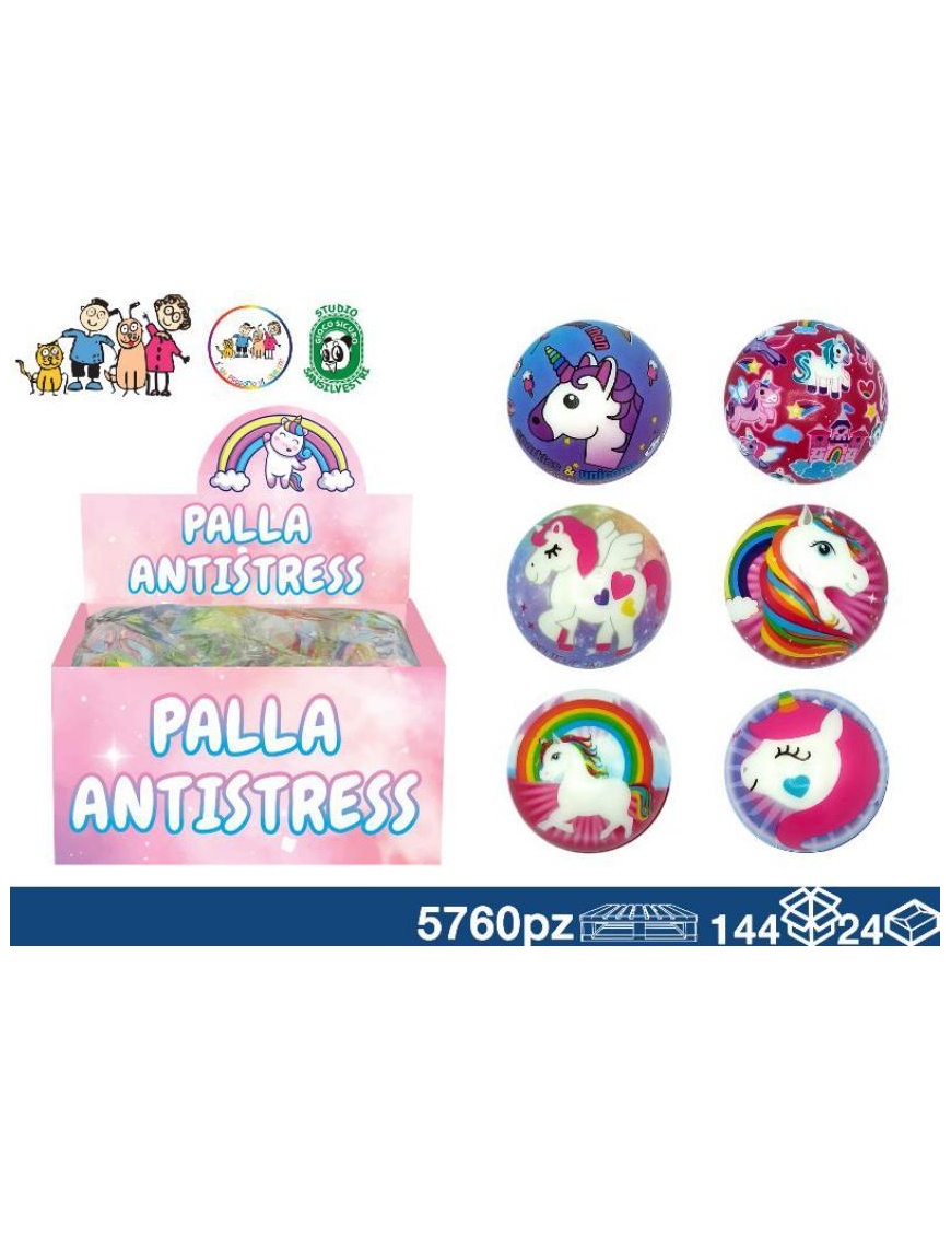 6cm UNICORN STRESS BALL