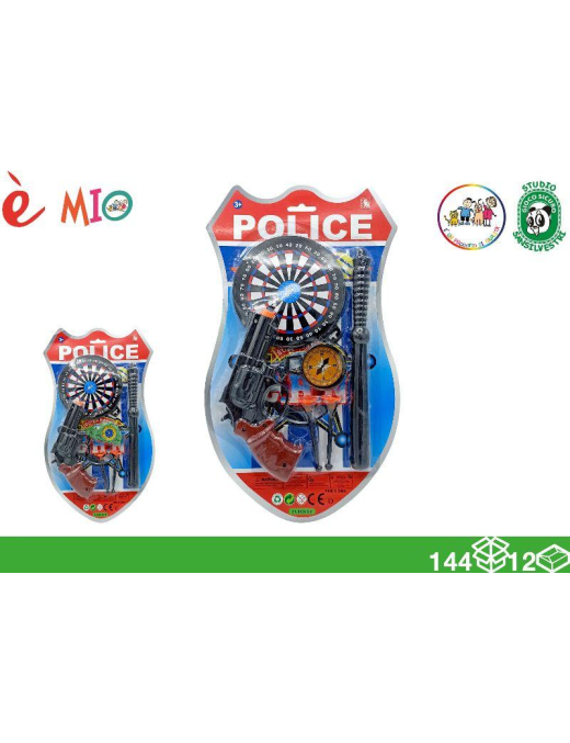 PISTOLA POLIZIA CON ACCESS 6pz