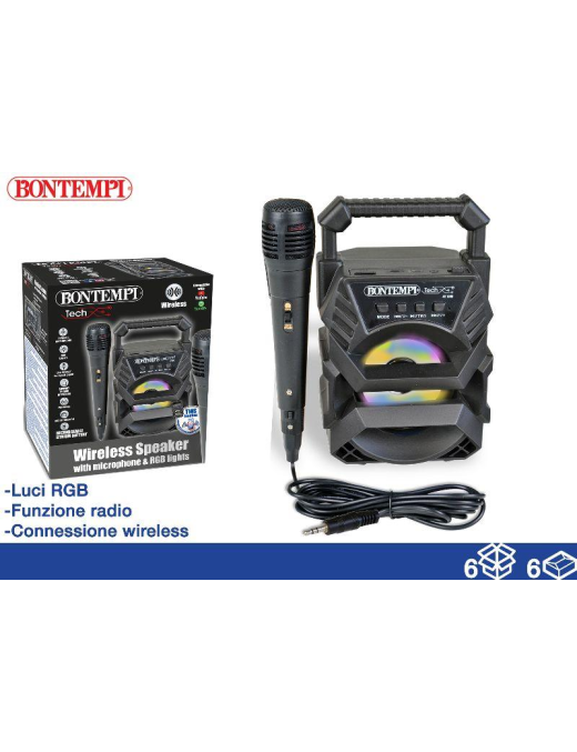 BONTEMPI MINI SPEAKER WITH MICROPHONE
