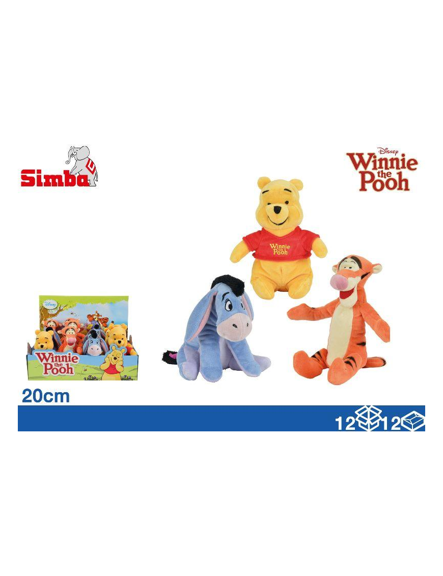 DISNEY PLUSH WINNIE THE POOH 20cm
