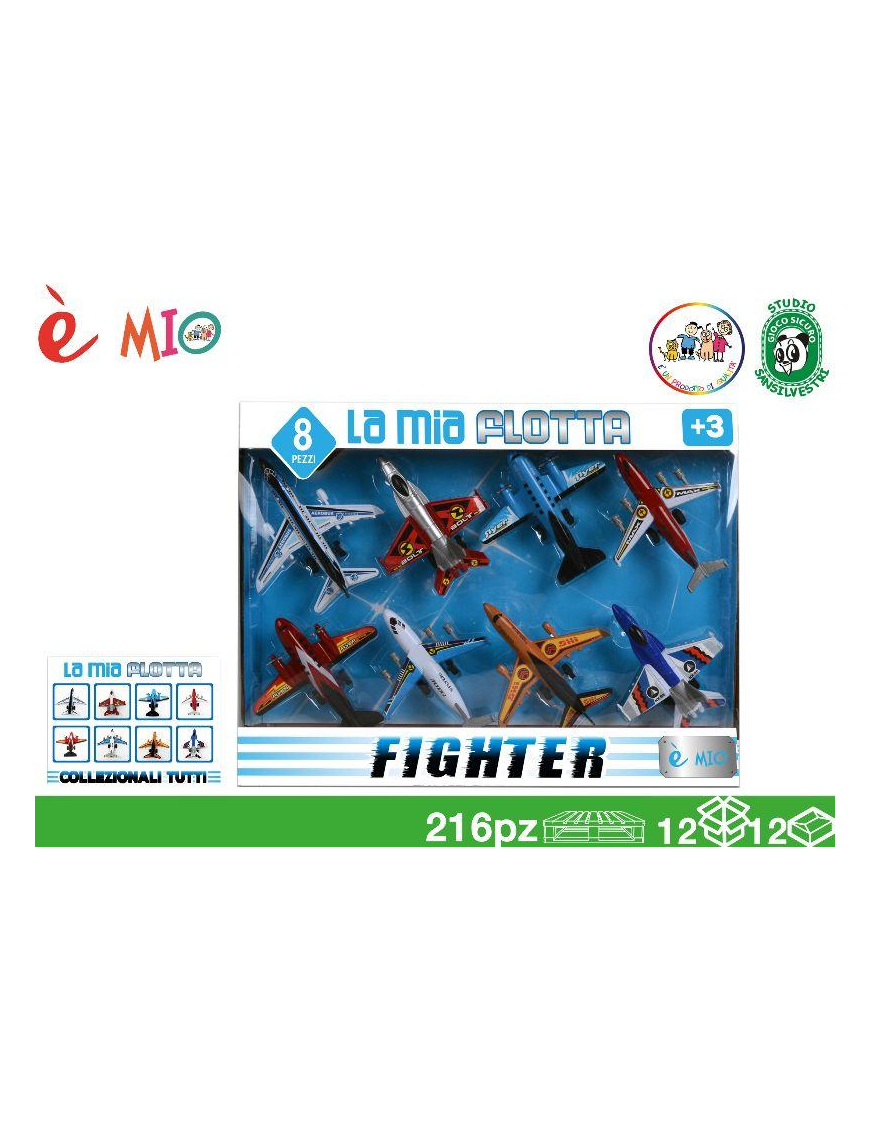 8pcs 13cm airplanes