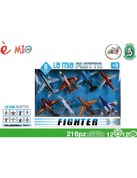 8pcs 13cm airplanes